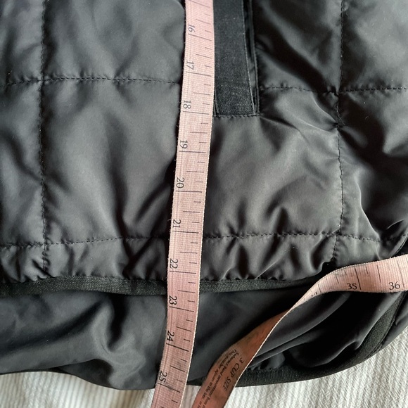 POL Oversized Hooded Quilted Puffer Pullover Small Black - Picture 7 of 7